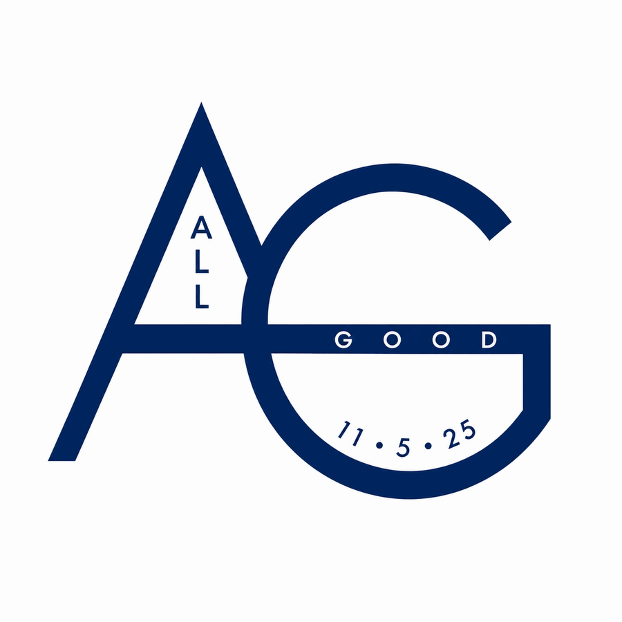 Ally Good monogram event logo