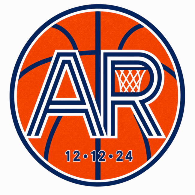 AR basketball event logo