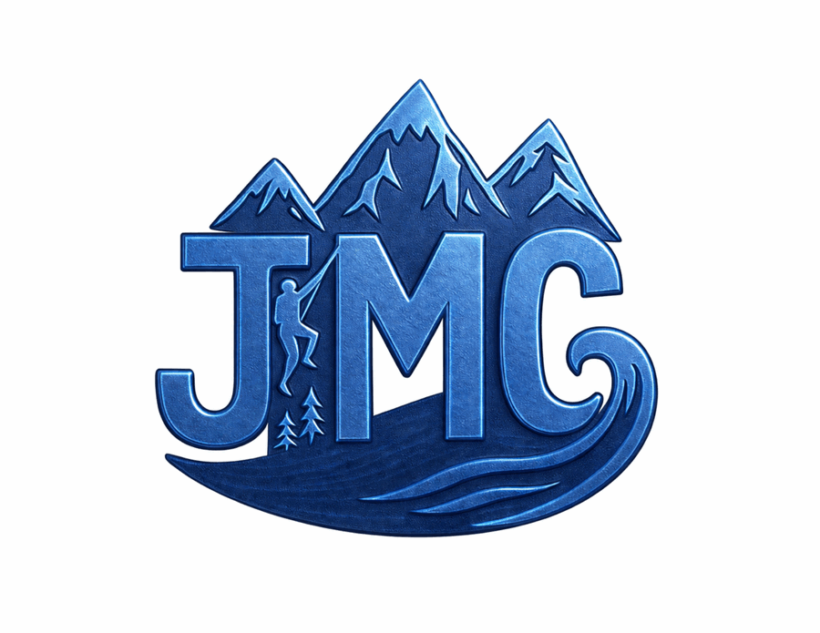 JMC mountain and ocean adventure logo